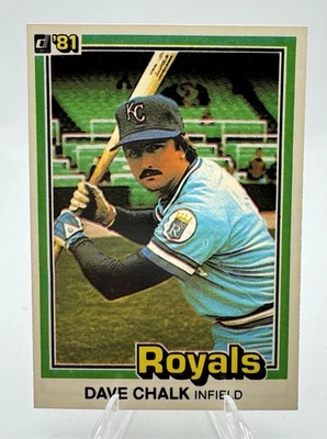 1981 Donruss #101 Dave Chalk Kansas City Royals - Image 1 of 2