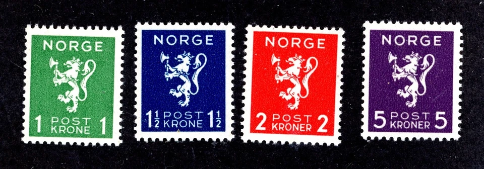 NORUEGA--Juego completo Scott #203-#206 Foto 1 de 1