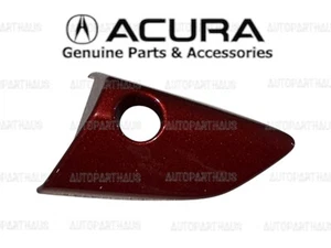 OEM NEW 21 - 23 ACURA TLX FRONT DRIVER DOOR LOCK HANDLE COVER CAP RED LEFT R568P - Picture 1 of 4