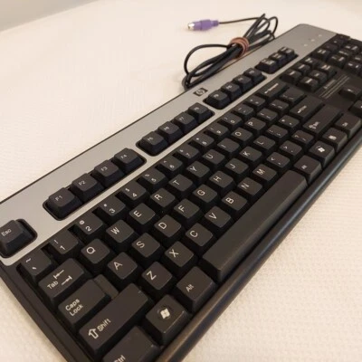 Hewlett-Packard HP 435302-001 KB-0316 Wired PS/2 Black Clean Keyboard - Image 1 of 3
