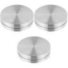  3 Count Base Bearing Turntable Cake Rotating Tray Stand White Baby