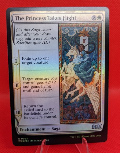MTG The Princess Takes Flight Foil 23 Wilds of Eldraine Magic | eBay