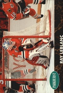 1991-92 (BLACKHAWKS) Parkhurst French #255 Ray LeBlanc Rookie