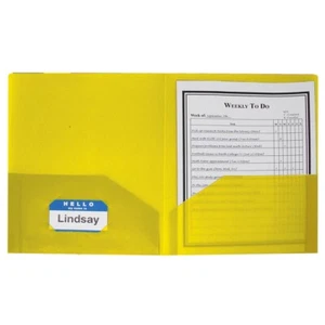 C-Line Poly Portfolio Yellow - Picture 1 of 1