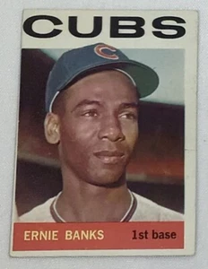 1964 Topps Ernie Banks #55 Chicago Cubs HOF Good Coloring - Bild 1 von 2