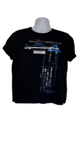 L-RL Lauren Active Tee Herren XL Graphic Tee Shirt, Schwarz. E-3 - Bild 1 von 9