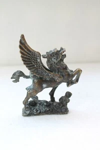 Vintage BRASS UNICORN Horse Figurine Statue Figure Decorative NH4539 - Picture 1 of 12