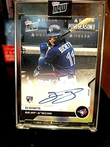 2020 BO BICHETTE #99/99 TOPPS NOW POSTSEASON ROOKIE "AUTO" #PS-101A GEM. - Picture 1 of 9