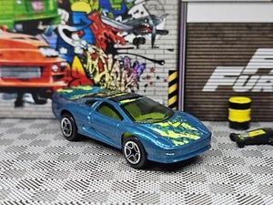 ๐ฅ 1997 Matchbox Jaguar XJ-220 #31 SuperFast Teal Blue New Loose Exotic Diecast - Picture 1 of 8