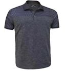 Men Italian fashion Short Sleeves Charcoal Polo shirt buttoned Contrast Pattern