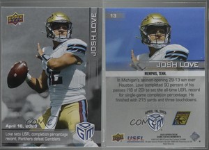 2023 Upper Deck All-Sports Game Dated Moments Silver Josh Love #13