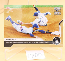 2020 TOPPS NOW # 457 MOOKIE BETTS WORLD SERIES 2+ Hits SB DODGERS NM+