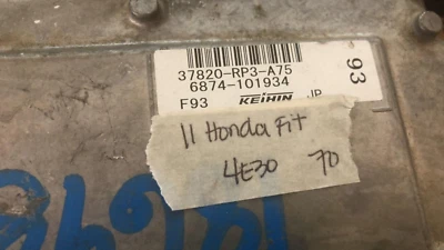 Computadora ecu ecm 37820-RP3-A75 Honda Fit 2011 Foto 1 de 4