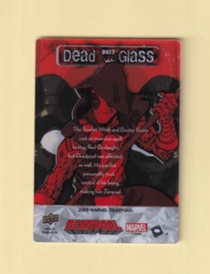 Marvel Deadpool 2018 Upper Deck Deadglass DG17 Zenpool - Imagen 1 de 2
