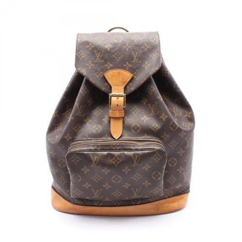 LOUIS VUITTON（LV） Zaino zaino Louis Vuitton Montsouris GM M51135 monogramma pelle marrone