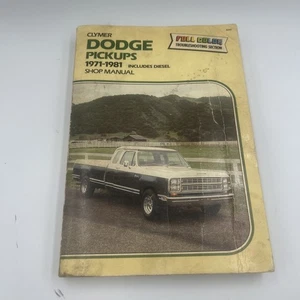Camionetas Dodge Clymer A243 1971-1981 manual de taller incluye diésel con sección de color - Imagen 1 de 3