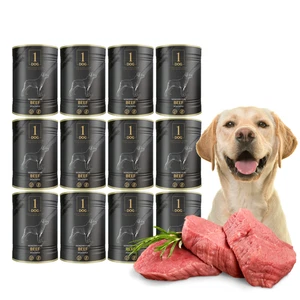 Hundefutter Nassfutter Hund Getreidefrei 12x 800g Dosen Monoprotein Rind 1Dog - Bild 1 von 9