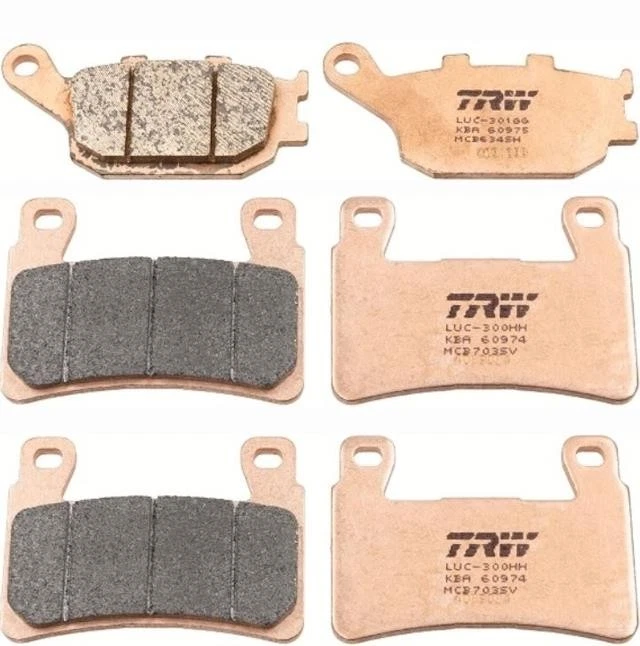 TRW Lucas BremsbelÃ¤ge MCB634SH hinten Honda CBF 500