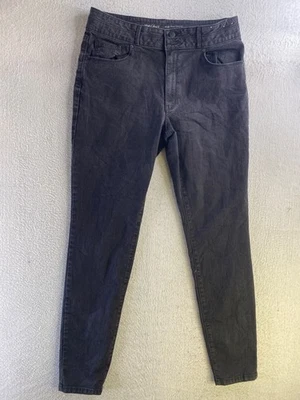 Jean de mezclilla ajustado de tiro alto lavado oscuro talla 14 Mossimo para mujer Foto 1 de 4