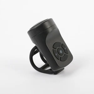 2 in 1 USB Rechargeable Bicycle Motorcycle Electric Bell Horn Bike Accessories - Picture 1 of 12