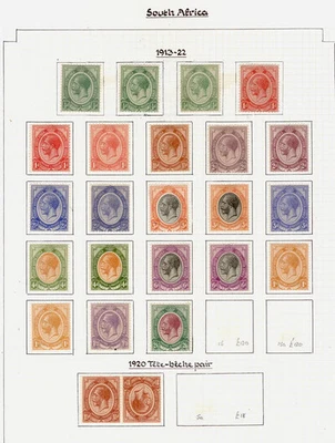 SUDÁFRICA GV SG3-14 +18-21, 1913-24 GV juegos de cabezales y bobinas, M COMO NUEVO. Cat 280€. Foto 1 de 2