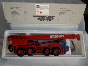 Conrad 2080 Krupp 70 GMT-AT Mobile Crane Red BRANDT 1:50 Scale w/ Orig Box - Picture 1 of 7