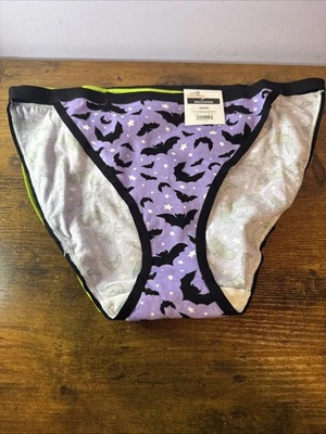 Paquete de 3 bragas de bikini de cuerda de Halloween WTC para mujer Foto 1 de 4