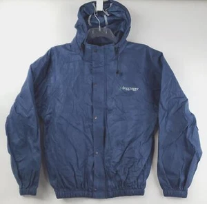 Frogg Toggs Rain Jacket Mens Small Blue Long Sleeve Lightweight Hooded - Picture 1 of 12