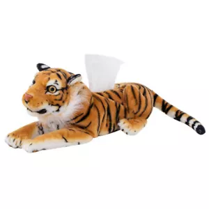 Peluche simulazione leopardo tigre giocattolo porta carta tovagliolo scatola tessuto decorazione casa auto - Foto 1 di 15