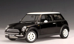 2001 MINI COOPER BLACK COUPE by AUTOart #74825 1:18 BRAND NEW IN BOX LAST ONE - Picture 1 of 2
