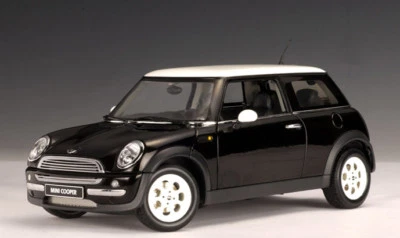 2001 MINI COOPER BLACK COUPE by AUTOart #74825 1:18 BRAND NEW IN BOX LAST ONE - Image 1 of 2