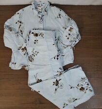 Richard Malcolm Outfit 2 Piece Button Up Shirt And Pants Linen Women's Size 12