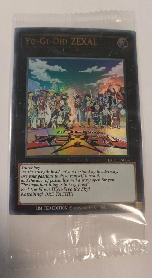 Yu-Gi-Oh! ZEXAL - Ultra Rare Sealed Lost Art Promotion LART-EN054 Promo Yugioh - Image 1 of 2