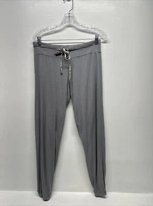 Pantalones de pijama PJ Harlow Dena acanalados tejidos pantalón de chándal gris para mujer talla S pequeño - Imagen 1 de 9