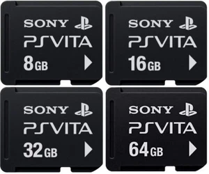 USED Sony Memory Card for Official PS Vita Play Station 8GB 16GB 32GB 64GB Japan - Picture 1 of 5