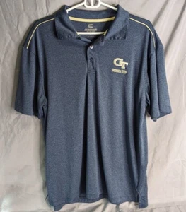 Georgia Tech Colosseum Own The Stands Polo Large Embroidered - Picture 1 of 8