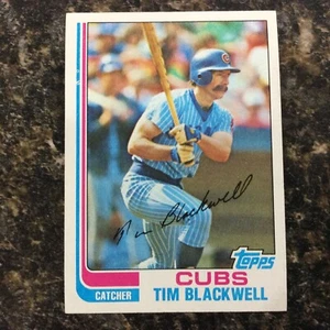 1982 Topps #374 Tim Blackwell Chicago Cubs - Zdjęcie 1 z 2