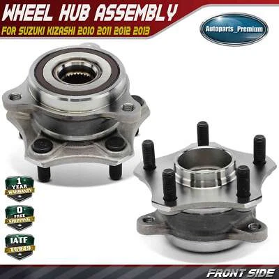 Conjunto de buje de cojinete de rueda delantero derecho y derecho para Suzuki Kizashi 2010 2011 2012 2013 Foto 1 de 4