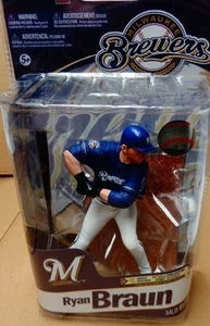 Uniforme Azul Regular MLB Ryan Braun Elite Brewers por McFarlane JC - Imagen 1 de 1