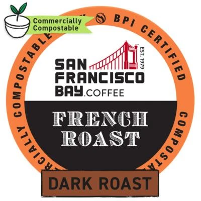 San Francisco Bay OneCup French Roast Coffee 36 to 180 Keurig K cups Pick Size  - Image 1 of 4