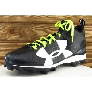 Under Armour Shoes Size 16 M Black Cleats Synthetic Men 1286600 - Imagen 1 de 8