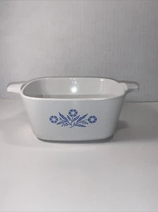 Vintage Corning Ware P-43-B 22oz Dish Corn Flower - Picture 1 of 9