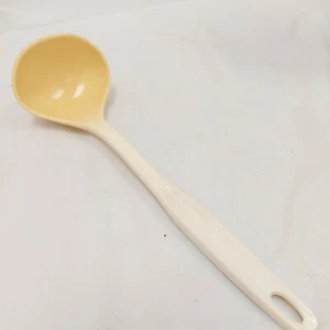 Vintage Foley Ivory Almond Dipper Soup Spoon Ladle Kitchen Cooking Utensil Tool - Picture 1 of 5
