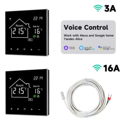 Tuya Smart Thermostat WiFi Temperature Controller for Floor Heating/ Water/Gas - Image 1 of 4