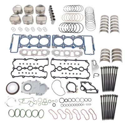 Engine Overhaul Rebuild Kit For Audi A6 Q5 A4 Q7 3.0 TFSI Pistons Gaskets Bolts - Image 1 of 4