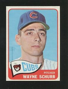 #149 WAYNE SCHURR, Cubs - 1965 Topps: EX-MT+, pack fresh, good gloss 221597e