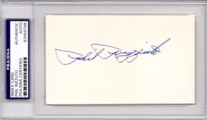 Phil Rizzuto Signed New York NY Yankees 3x5 inch Index Card - Died 2007 PSA/DNA - Picture 1 of 1