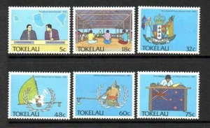TOKELAU MNH 1988 SG159-164 DESARROLLO POLÍTICO - Imagen 1 de 1