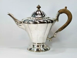 Cafetera de plata de ley hecha a mano H. Geiger - Imagen 1 de 6