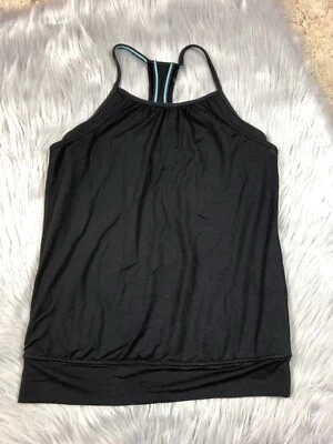 Camiseta sin mangas deportiva Ivivva para niñas talla 14 negra Foto 1 de 4